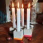 Preview: Block4 Advent wreath / Advent candle stick