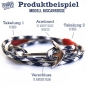 Preview: Biscarosse - Design by You - Handgetakeltes Armband zum Selbstgestalten