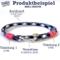 Preview: Brighton - Design by You - Handgetakeltes Armband zum Selbstgestalten