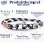 Preview: Cabarete- Design by You - Handgetakeltes Armband zum Selbstgestalten