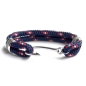 Preview: Capt. Hook - Hand-rigged sailing rope , marine rope strap, 6 mm, blue, red , white