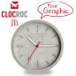 Preview: Clocroc Wall Clock Aviation Big: with your personal grafic or artwork