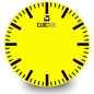 Preview: Clock Face Big `Station Yellow`