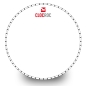 Preview: Clock Face Big for Clocroc `white`  Aviation