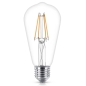 Preview: LED-Filament Leuchtmittel in Edisonform 4 Watt