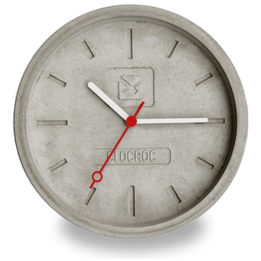 Clocroc Wall Clock Concrete