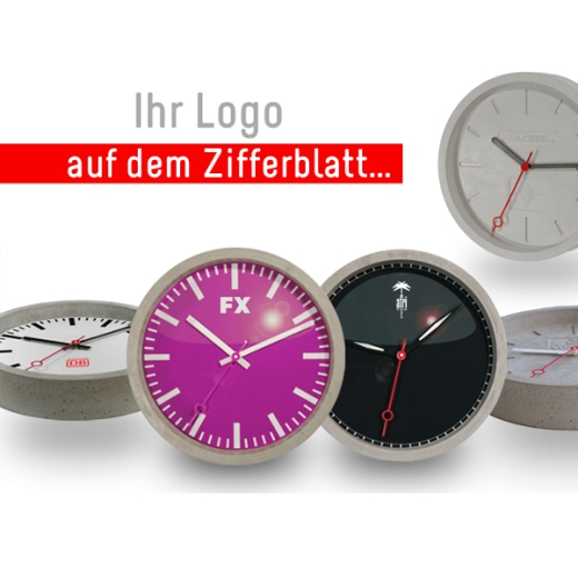 Print Option -  Your logo printed on the clock face