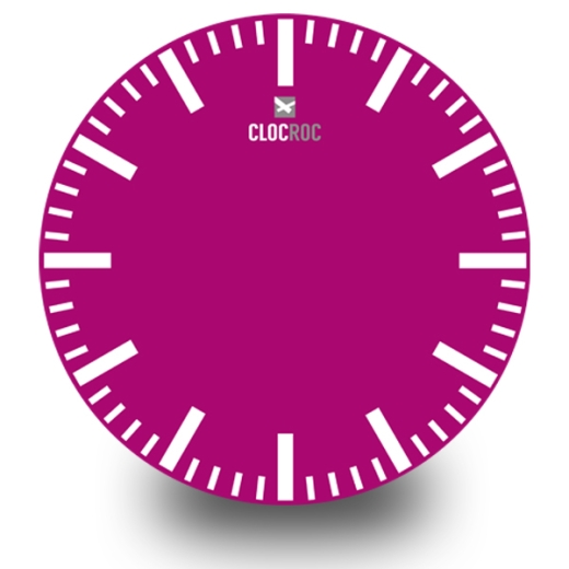 Clock Face Big `Station Pink`