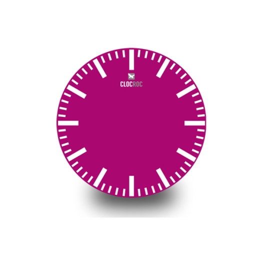 Clock Face Small `Station Pink`