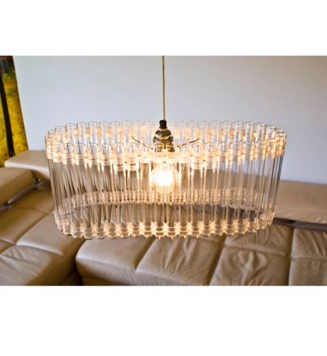 Terrific-Tubes Pendant Lamp Ceiling 42/20 Spring Grass