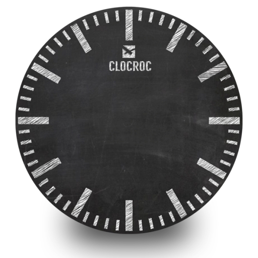 Clock Face Big `Blackboard 1` for Clocroc Aviation