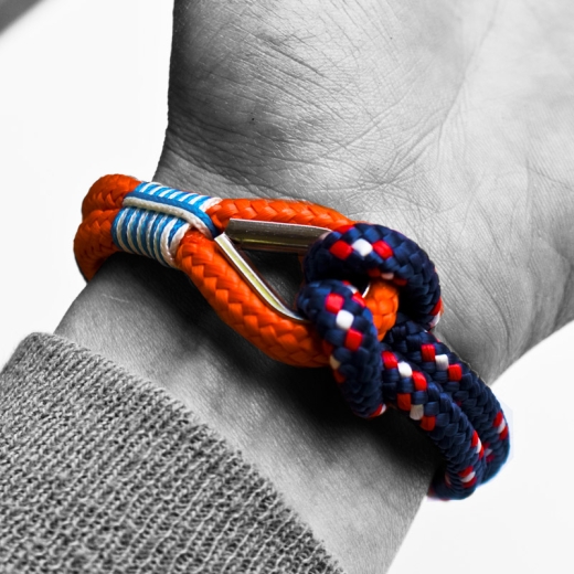 Ampuria - Design by You - Hand rigged bracelet, customizable-  Design by You - Handgetakeltes Armband zum Selbstgestalten