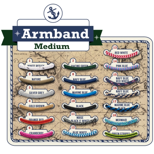 Armand Medium- Design by You - Handgetakeltes Armband zum Selbstgestalten