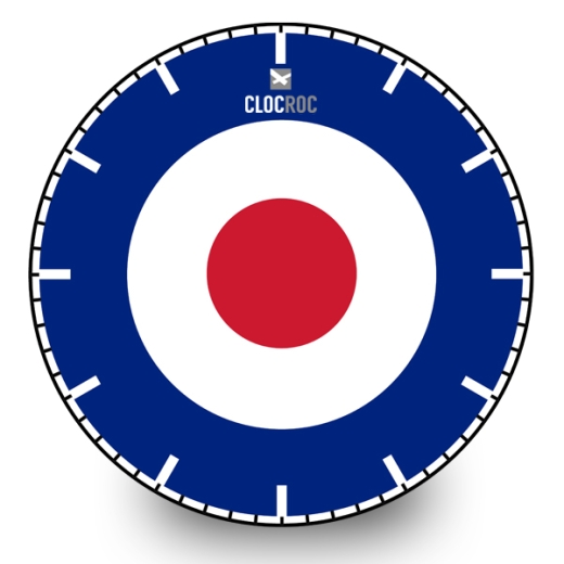 Clock Face Big for Clocroc `RAF-Blue`  Aviation