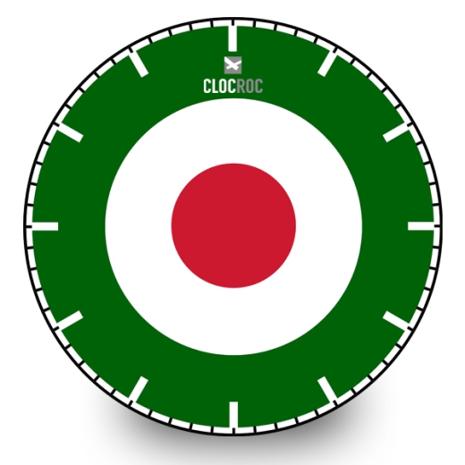 Clock Face `RAF-Blue`  big for Clocroc Aviation Big & Submarine Big