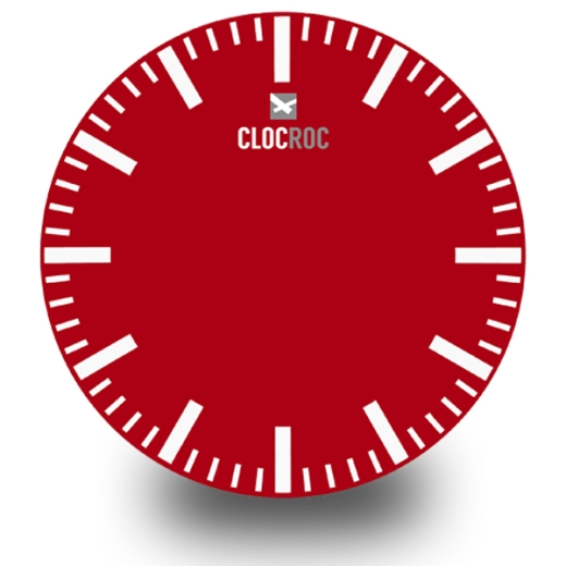 Clock Face Big for Clocroc `Station Red`  Aviation