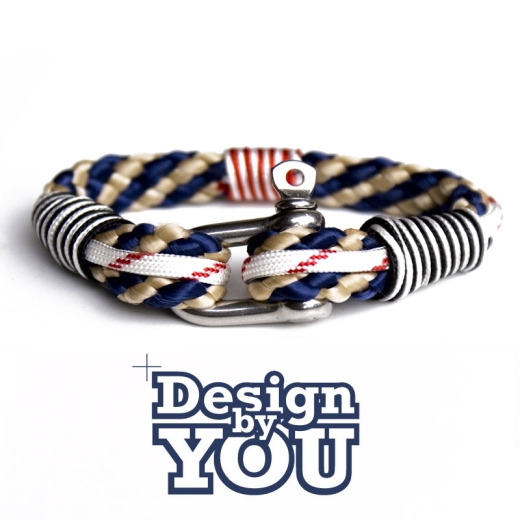 Jaws  - Design by You - Handgetakeltes Armband zum Selbstgestalten