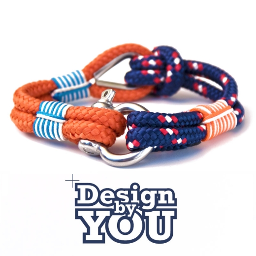 Ampuria- Design by You - Handgetakeltes Armband zum Selbstgestalten