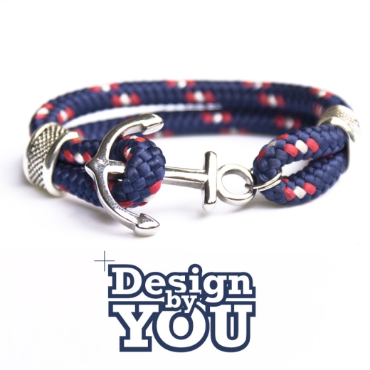 Mavericks - Design by You - Handgetakeltes Armband zum Selbstgestalten