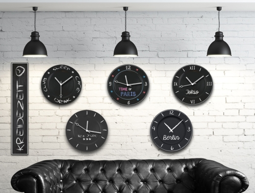 Black Board - Wall Clock