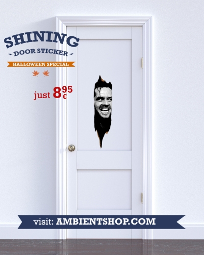 The Shining - Sticker, Door-Sticker, Door Foil, Wandtattoo