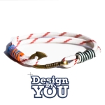 1 Camps Bay - Design-by-You-Basismodell - Handgetakeltes Armband, 4,5 mm Schiffstauwerk - zum Selbstgestalten