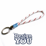 1 Puerto Escondido - Hand-rigged Key Chain, Sailing Rope 4,5 mm - customizable