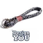 4 Redondo - Hand-rigged Key Chain, Sailing Rope 8 mm - customizable